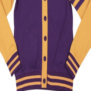 Vente en gros cardiganswear en tricot personnalisé pull à col en v école collage tricoté - Product Image 5