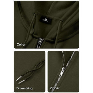 Essentials Sweat à capuche en molleton zippé pour homme (disponible en Big & Tall) - Product Image 2