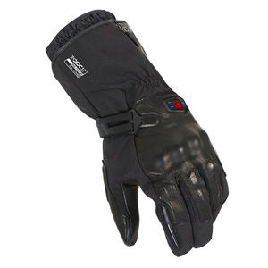 Guantes de Motociclismo MACNA Progress 2.0 RTX DL con Calefacción, de Cuero Negro, con Bluetooth, Impermeables, de Poliéster y Algodón - Product Image 1