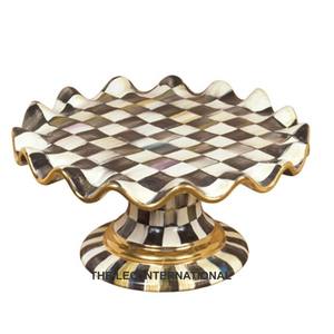 Wedding Party and Birthday Party Tabletop Decoration Metal Shiny Polished Standard Single <b>Tier</b> Metal Display <b>Cake</b> <b>Stand</b> - Product Image 6