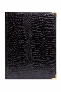 Cubierta de Menú de Cuero Croco para Cafetería, Bar, Restaurante, Hotel, Porta Menús en Formato de Libro, Suministros de Calidad para Restaurantes, Marca NJ - Product Image 3