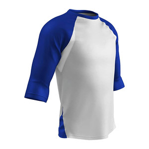 Team Sports Baseball Jersey 100% Polyester Breathable Quick Dry Short Sleeve Crew Neck T-Shirts for Men - Product Image 2
