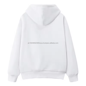 high quality 100% cotton custom labels logo blank big pocket oversized unisex hoodies wholesale - Product Image 4