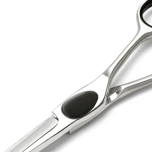 กรรไกรตัดผมมืออาชีพญี่ปุ่น Sus440c กรรไกรตัดผมร้านตัดผมกรรไกรผอมบาง - Product Image 4