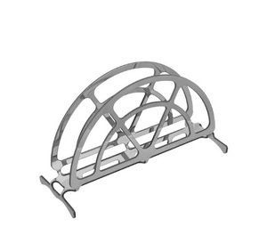 Servilletero de Metal dorado, vajilla creativa para el hogar, servilletero, soporte de decoración para Hotel, restaurante, vajilla, servilletero - Product Image 3