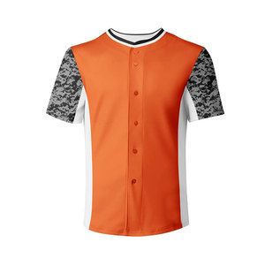 Camiseta de Béisbol Corta de Secado Rápido y Transpirable, Últimos Diseños, Cómoda, de Color Sólido, Material Duradero, Personalizable, Unisex para Adultos - Product Image 1