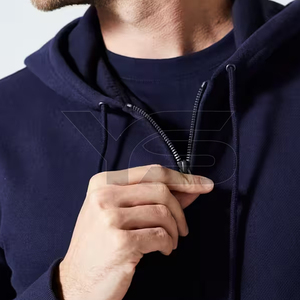 Meilleures ventes : sweat-shirts d'hiver pour hommes, chauds, unis, décontractés, respirants, tissu écologique, fermeture éclair, impression en relief, doux, confortable à porter - Product Image 2