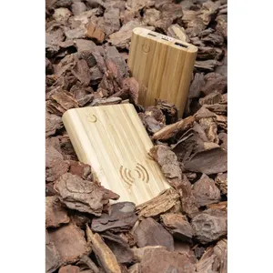 Powerbank Ecologico in Bambù da 5.000mAh per Gadget Promozionali - Product Image 2