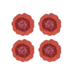 Most Valuable <b>Yellow</b> Sunflower Beaded Coaster Unique Shape Superior Quality Embroidered Glass Beads Polyester Coasters <b>Placemats</b> - Product Image 6