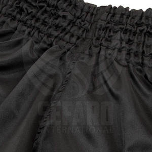 Pantalones cortos de Muay Thai para hombre con cintura elástica y ajuste holgado, pantalones cortos de Muay Thai para hombre de talla grande personalizados para adultos - Product Image 6