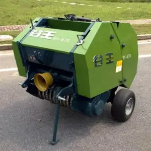 Approved hot sale Mini small round hay baler tractor mounted pto driven hay baler 870 mini square hay balers