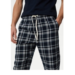 ชุดนอนผ้าฝ้ายลายสก็อตสำหรับผู้ชาย - Product Image 3