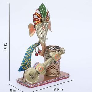 ที่ใส่ปากกาโลหะพระพิฆเนศหลากสีสำหรับตกแต่งบ้าน - Product Image 2