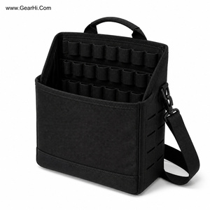 Portacargadores Reforzado de Alta Resistencia con Bolsillo para Componentes, Parte Superior Abierta, Doble Capacidad, Retención Elástica, Bolsas para Cargadores - Product Image 5