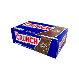 Barres de partage de chocolat au lait Crunch, 16x100g/Ensemble de barres de bonbons Nestlé Crunch 8ct-Chocolat et riz croustillant - Product Image 4