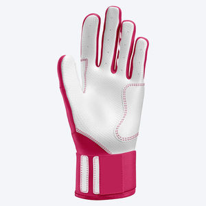Gants de Frappeur Bicolore Bon Design Top Hand avec Cuir Numérique Gris et Violet Excellent pour le Sport - Product Image 3