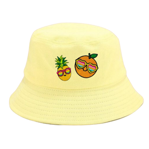 OEM High Quality Summer <b>Bucket</b> <b>Hats</b> with Fashionable Butterfly Thread Embroidered Motif for Women <b>Kids</b> New Arrivals Wholesale - Product Image 4
