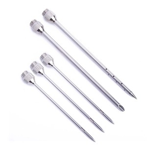 Stainless Steel Barbecue Meat Marinade Injector <strong>Needle</strong> <strong>Syringe</strong> Replacement <strong>Needles</strong> 1OZ 2OZ 4OZ
