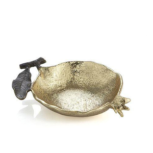 Bol martelé en Aluminium or avec support, 1 unité - Product Image 4