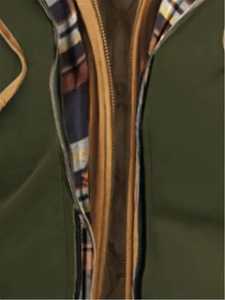 Chaqueta con capucha informal para hombre con forro a cuadros: ropa de abrigo de invierno cálida y elegante, chaqueta bomber para hombre - Product Image 3