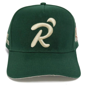 Casquette de baseball personnalisée à 5 panneaux de haute qualité pour hommes, style de rue rayé, gorras avec logo brodé en 3D, chapeau de sport en coton - Product Image 2