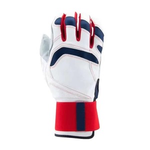 <b>Pink</b> Leather Batting Glove Left Hand Padded Hook Loop Closure Lightweight Breathable Unisex Adult Training & Racing Use XXL/XL - Product Image 5
