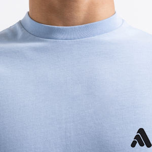 Camisetas Personalizadas con Logotipo para Hombre, Tallas Grandes, Estilo Vintage Lavado, Corte Cuadrado, Transpirables, de Alta Calidad, Mezcla 100% Algodón/Poliéster - Product Image 3