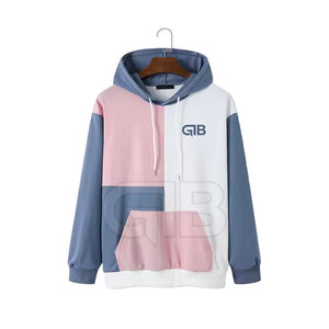 Vente en gros de sweats à capuche pour hommes en coton 100% de haute qualité, style décontracté, coupe ample, couleur unie, pour l'automne, avec col à capuche personnalisable - Product Image 1