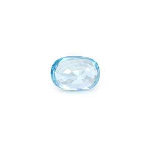 Zirconia Azul Facetada de 5.58 Quilates, Gema de Aguamarina Natural de Alta Calidad, Creada y Pulida en Laboratorio, 8mm de Altura - Product Image 2