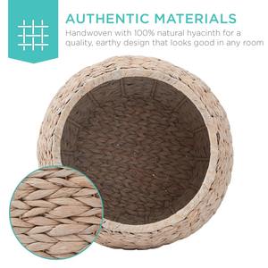 Panier de rangement classique multi-usage en jacinthe d'eau, panier de rangement fait à la main, vente en gros, écologique, fabriqué au Vietnam - Product Image 6