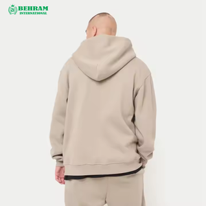 เสื้อฮู้ดดี้ทรงปกติ ผ้าฝ้าย 100% มีซิปด้านหน้า กระเป๋าแบบจิงโจ้ ชายเสื้อและปลายแขนแบบริบ ไหล่ตก ระบายอากาศได้ดี - Product Image 1