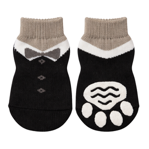Chaussettes antidérapantes pour chien d'hiver avec semelle antidérapante, douces et extensibles, protection des pattes pour animaux de compagnie pour une utilisation en intérieur - Product Image 5