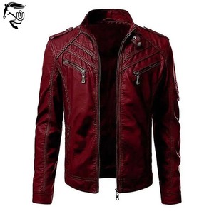 Chaquetas de cuero de calle personalizadas para hombres hechas a mano en América invierno a prueba de viento y transpirable elegante nuevo diseño - Product Image 1