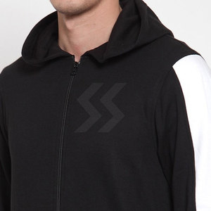 Nueva llegada de calidad superior de invierno de los hombres sudaderas con capucha de lana Ropa informal Transpirable Hombres Cremallera Sudaderas con capucha de lana - Product Image 5