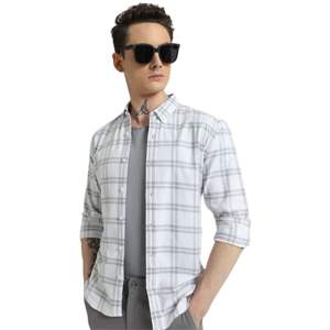 Camisa a cuadros de algodón 100% Premium para hombre, transpirable, duradera, abotonada con patrón de cuadros atemporal para uso informal y al aire libre - Product Image 2