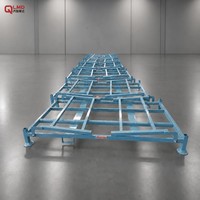 Chariot de stockage de pneus robuste à 3 niveaux personnalisé |   Support à pneus empilable en acier |   Solution d'entrepôt professionnelle