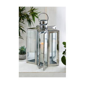 Gold Plated Metal and Glass Tableware Indoor <b>Lantern</b> Premium Quality Resort Event Wedding <b>Decorative</b> <b>Lantern</b> In India - Product Image 2