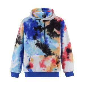 Moda Streetwear Tie Dye venta al por mayor sudaderas con capucha diseño personalizado para venta en línea alta calidad Invierno Polar 100% algodón - Product Image 1