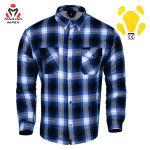 Custom Unisex Winter <b>Motorcycle</b> Flannel <b>Shirt</b> Jacket Oversized Plaid Polyester Safety Riding Apparel Racing Jersey Quick Dry - Product Image 1