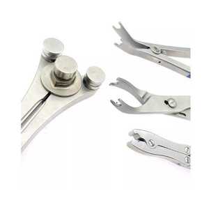 Kit d'instruments de plaque pour la chirurgie des membres inférieurs de la colonne vertébrale Instruments chirurgicaux orthopédiques Manuel allemand en acier inoxydable CE approuvé - Product Image 4