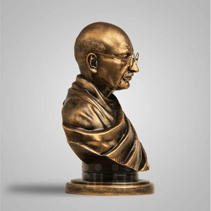 Sculpture Mahatma Gandhi-5 pouces, couleur bronze antique - Product Image 3