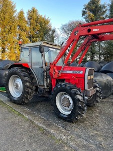 รถแทรกเตอร์ Massey Ferguson 390 สำหรับทำสวน ขับเคลื่อน 4 ล้อ กำลัง 45-90 แรงม้า สำหรับเครื่องยนต์ เกียร์ ปั๊ม ลูกปืน รับประกัน 4 ปี ใช้ในงานฟาร์ม - Product Image 2