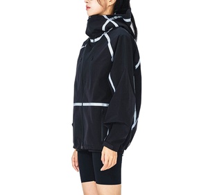 Wholesale Custom Men's Black jackets Breathable Waterproof Jacket for Winter Fashion Letter <b>Pattern</b> - Product Image 4