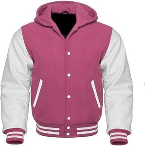 Vente en gros de vestes d'université Letterman à la mode pour hommes blousons bombardiers de baseball vestes Letterman du lycée vêtements d'extérieur chauds en laine - Product Image 5