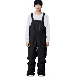 Veste de ski et de neige décontractée grande taille pour hommes, pantalon en lin imperméable de style Hip Hop avec technique imprimée coupe-vent - Product Image 1