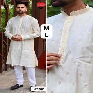 Festival Wear Premium Silk con bordado Kurta Pijama Fabricante y proveedor de la India a la tarifa más baja - Product Image 1