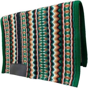 Alta calidad cómodo Western Show Gear grueso transpirable Maya lana cuero sillín almohadilla colorido equipo equino - Product Image 2