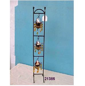 เชิงเทียนอลูมิเนียมทรงสูงแบบแขวนสูงสำหรับตกแต่งบ้านงานแฮนด์เมดดีไซน์คลาสสิก - Product Image 1