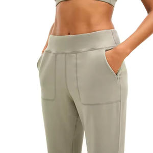 Best Selling Women's Casual <b>Winter</b> <b>Trousers</b> Quick Dry Fleece Joggers Elastic Mid Waist Closure Streetwear Style Multi-Colors - Product Image 5