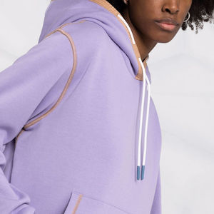 CasualStreetwear Sweats à capuche d'extérieur respirants anti-rides pour femmes Conception d'épaule tombante Écologique Personnalisé - Product Image 6